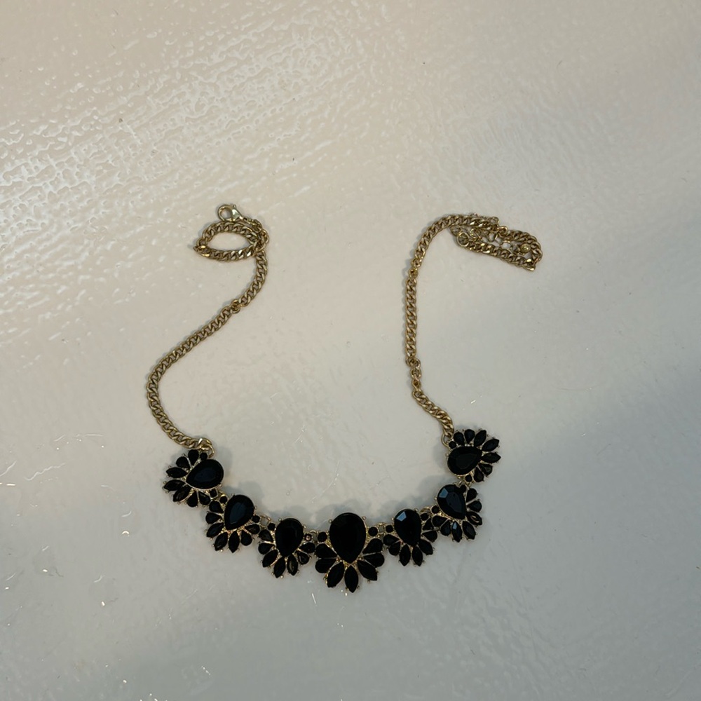 Black and gold necklace